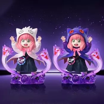 Spy X Family Аня аниме фигурка Аня Cos Gengars Series ПВХ фигурка коллекция орнамент модель игрушка детские подарки на день рождения белый