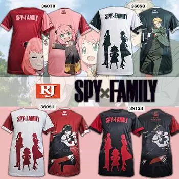 SPY X FAMILY ANYA FORGER мужская футболка Одежда Футболка модная Графическая футболка с коротким рукавом Футболка Аниме | размер XXS-6XL XXS