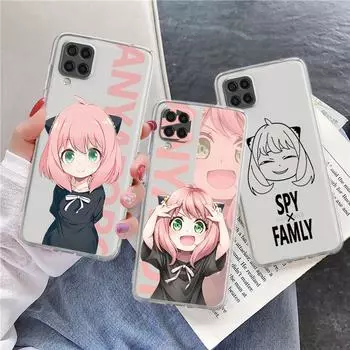 SPY X FAMLY Прозрачный чехол для Samsung Galaxy A52 A12 A51 A32 A21s A71 A32 A22 50 A70 A31 A72 5G Чехол для телефона Samsung A71 5G