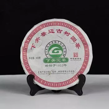 Ся Гуань 2012 г. Сырой Цзинмай Гушу Юньнань Шэнь Пуэр Старое Дерево Пирог 400г 400g