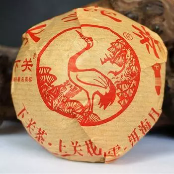 Ся Гуань Сырой Пуэр Юньнань Туоча 2013 года, выдержанный чай Шен Пу Эр Туо Ча 100г 100g