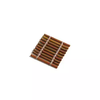 Sqaure Rectangle Tea Ceremony Cup Mat Bamboo Heat Insulation Pad Multi-purpose Tea Mat Tea Y-10*10cm