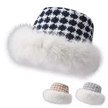 Сяосянфэн милая плюшевая монгольская шапка из меха дыни женская зимняя панама с изображением маленького лица теплая холодная панама M56-58cm