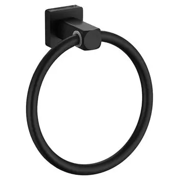 Square Base Towel Racks Wall Mounted Towel Holder Luxury Hand Towel Ring Home