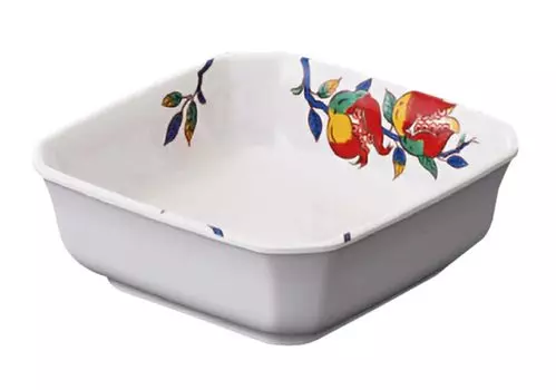 square bowl Pomegranate 250cc Made in Japan Three-line (body) Y-151EA