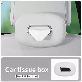 Square Car Tissue Box Easy Extraction Tissue Case Scratch Resistant Napkin Box Sun Visor