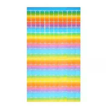 Square Colorful Macaron Raindrop Curtain 1m By 2m Ideal For Festive Party Backdrops And Decor Event StyleA