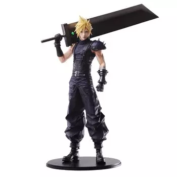 SQUARE ENIX Final Fantasy VII Remake STATIC ARTS Cloud Strife Полная фигурка золотой