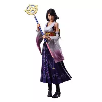 SQUARE ENIX Final Fantasy X PLAY ARTS Кай ПВХ окрашенная подвижная фигурка Yuna