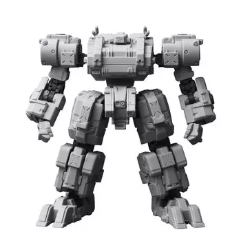 SQUARE ENIX Front Mission Structure Arts Scale Plastic Model Kit Series Light Gray Numskull 1/72 Vol.1 Ver.
