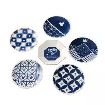 Square Enix Kingdom Hearts 20th Anniversary Plate Set Porcelain