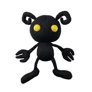 Square Enix Kingdom Hearts Amigurumi Shadow Ш230 x Г130 x В340 мм Акриловый полиэстер Прибл.