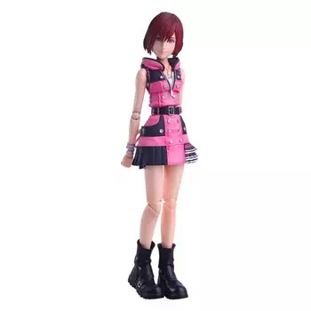 SQUARE ENIX KINGDOM HEARTS III Play Arts Kai Kairi подвижная фигурка из ПВХ, окрашенная розовый