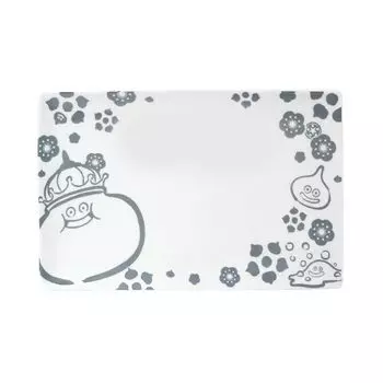 SQUARE ENIX Smile Slime Japanese Series Long Plate Gray