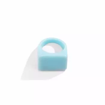Square Marbling Solid Color Candy Color Thumb Rings Fashion Jewelry Resin Rings Finger Rings