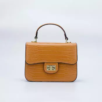 Квадратные сумки через плечо, модные ретро-сумки из искусственной кожи с крокодиловым узором, женские фактурные сумки в корейском стиле для отдыха, универсальные сумки через плечо