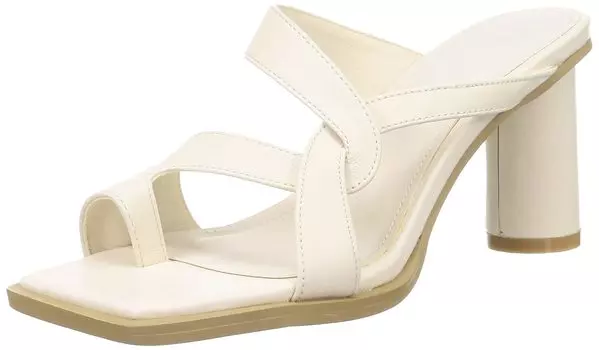 Square toe cross thong sandals FWGS222312 WHT cm [Frey ID] Women s 24.5