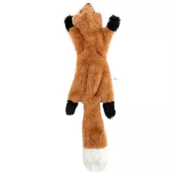 Squeak Pet Squeaky Whistling Involved Squirrel Dog Toys Pet Products New Cute Plush Toys Squirrel Raccoon Fox Skunk Animal Plush Toy Fox