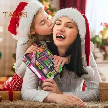 Squeeze Адвент-календарь 2024 24-дневный рождественский календарь обратного отсчета с мини-игрушками Squeeze для снятия стресса, дизайны животных для вечеринок на Хэллоуин A