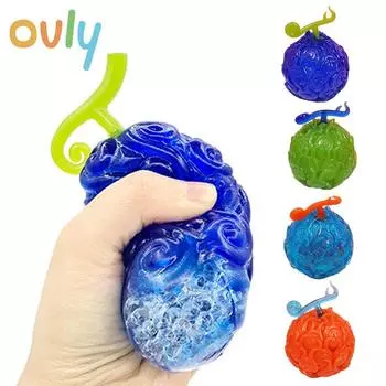 Squeeze Devil Fruit Anime One Piace Figure Flame-Flame Gum-Gum Ace Luffy Chopper ПВХ Фигурка Модель Игрушка Juguetes оранжевый