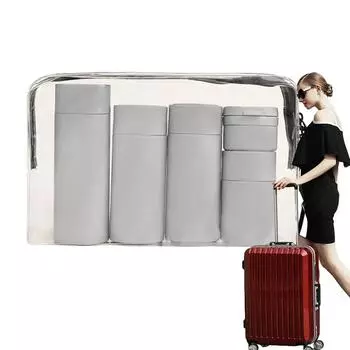 Squeeze Tube Refillable Bottles Soft Lotion Shampoo Container Extruded Sub-bottle Kit Shower Gel зелёный