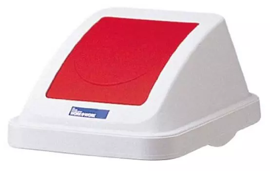 Squirrel Sorting Trash Can Sorting Box Lid for 30L Push Red Made in Japan W&W красный