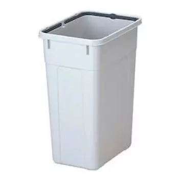 Squirrel Sorting Trash Can Sorting Box Main Unit 45L Light Gray Made in Japan W&W белый