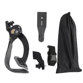 SR-500 Черный наружный ремень для зеркальной камеры, плечевой кронштейн для крепления амортизатора