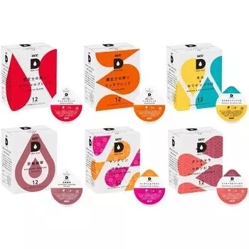 Сравнение капельных капсул UCC с напитками со всего мира. Набор из 6 видов, 72 штуки, оригинальная упаковка