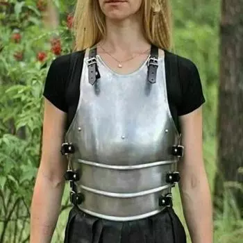 Средневековая броня, кираса, женская куртка, нагрудный доспех для ролевых игр, рождественские подарки для нее, реквизит для косплея, костюм на Хэллоуин