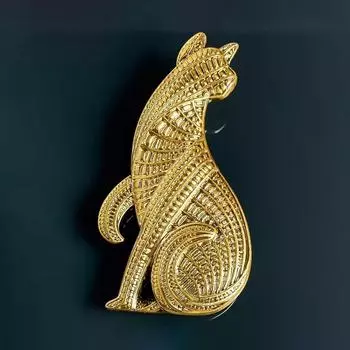 Средневековая леопардовая брошь, высококачественный женский изысканный сплав, ретро-корсаж, ниша, высококачественный дизайн, булавка, аксессуары для костюма