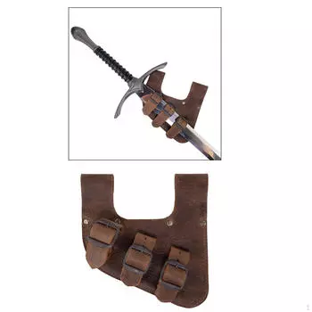 Средневековая лягушка-ножницы для косплея рыцаря-носителя для воинов взрослых мужчин коричневый