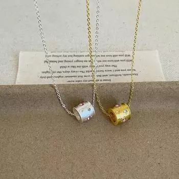 Средневековая тяжелая промышленность, ветер, синман, циркониевый кулон, ожерелье, женская изысканная индивидуальность, модная универсальная цепочка на шею, цепочка на свитер