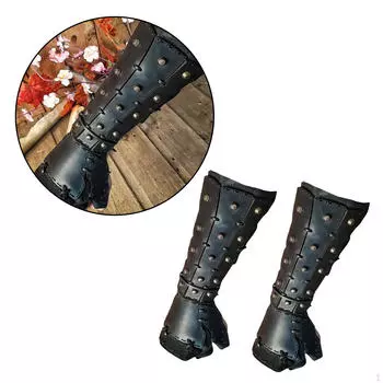 Средневековая защита рук, классический дизайн, наручная перчатка для праздничных мероприятий чёрный