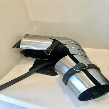 Средневековые доспехи 14 века для взрослых, имитация ролевых игр, сталь 18 г