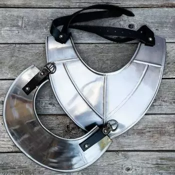 Средневековые стальные доспехи Methodical Warfare, 18 г, рыцарские доспехи с горжеткой