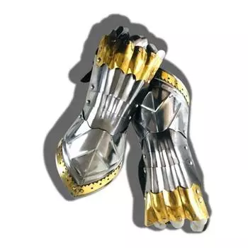 Средневековые тамплиеры Стальные рукавицы Готические доспехи Перчатки для рук Перчатки воина 15-го века