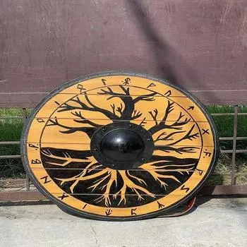 Средневековый деревянный щит викингов/деревянный щит викингов