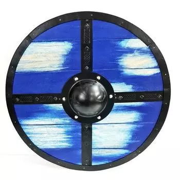 Средневековый Деревянный Уникальный Щит Викингов Готовый К Битве Щит Викингов Идеальный