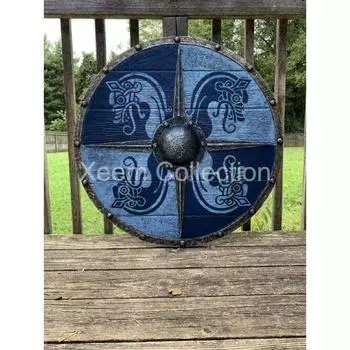 Средневековый Дракон Деревянный Щит Викингов Круглый Щит Worrior Косплей Ролевая Игра Настенный Декор