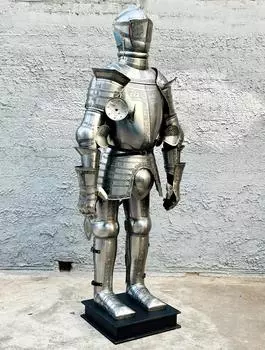 Средневековый европейский доспех, рыцарский костюм для косплея, полный доспех | Готовая к бою броня для LARP