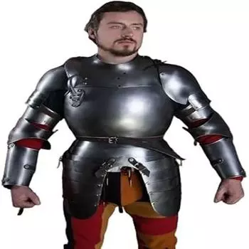 Средневековый готический рыцарский доспех, костюм для ролевых игр, рыцарский доспех крестоносца, костюм для ношения на себе