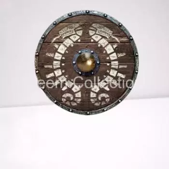 Средневековый Хэллоуин Zelda Traveller s Shield Аутентичный изношенный в боях щит викингов