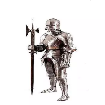 Средневековый носимый рыцарь-крестоносец, доспехи для всего тела, коллекционные доспехи, боевой костюм, высота и размер 182,88 см, регулируется