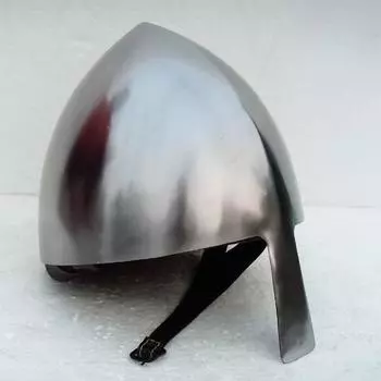 Средневековый носовой шлем, костюм боевого воина, стальной шлем 18 калибра, шлем викинга, норвежский шлем, ручная ковка, подарочные товары