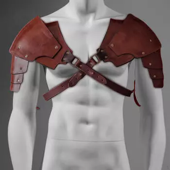 Средневековый плечевой наплечник, доспехи, готический пояс для мужчин и женщин, нагрудный ремень