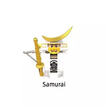 Средневековый японский самурай модель блоки MOC кирпичи набор подарки игрушки для детей WM6096
