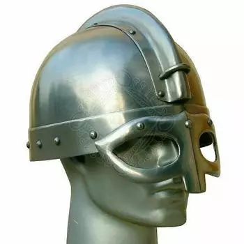 Средневековый ранний скандинавский стальной шлем 18 калибра костюм Гьермундбю