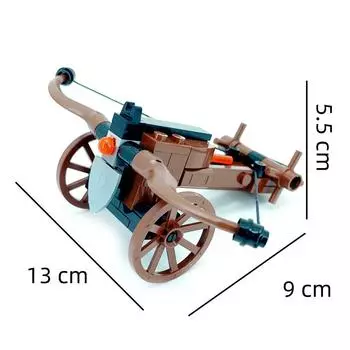 Средневековый римский замок легион арбалет пистолет машина катапульта военное оружие строительный блок арбалет лук