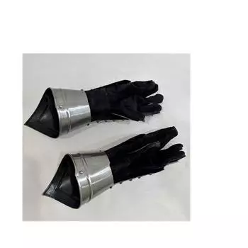 Средневековый рыцарь перчатки серебряные металлические перчатки доспехи LARP костюм